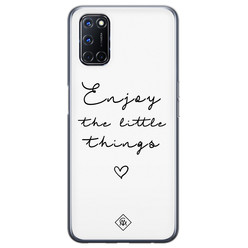 Casimoda Oppo A92 siliconen hoesje - Enjoy life