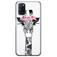 Casimoda Oppo A92 siliconen hoesje - Giraffe