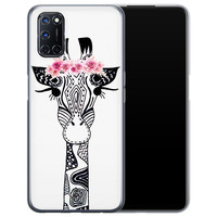 Casimoda Oppo A92 siliconen hoesje - Giraffe