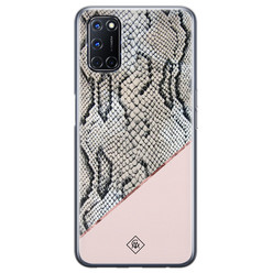 Casimoda Oppo A92 siliconen hoesje - Snake print