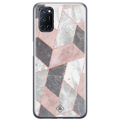 Casimoda Oppo A72 siliconen hoesje - Stone grid