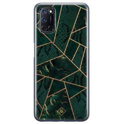 Casimoda Oppo A72 siliconen hoesje - Abstract groen