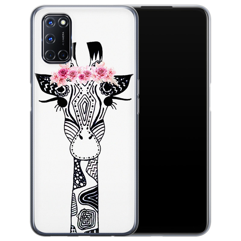 Casimoda Oppo A72 siliconen hoesje - Giraffe