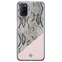 Casimoda Oppo A72 siliconen hoesje - Snake print