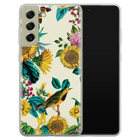 Casimoda Samsung Galaxy S21 FE siliconen hoesje - Sunflowers