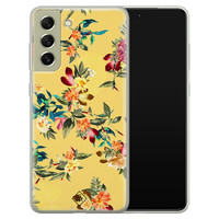 Casimoda Samsung Galaxy S21 FE siliconen hoesje - Floral days