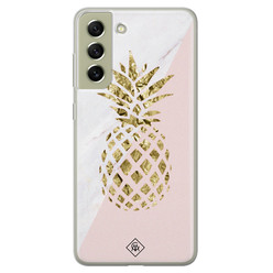 Casimoda Samsung Galaxy S21 FE siliconen hoesje - Ananas