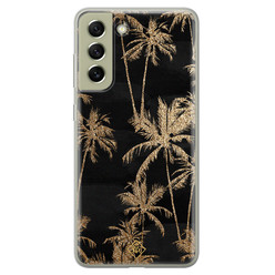 Casimoda Samsung Galaxy S21 FE siliconen hoesje - Palmbomen