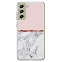 Casimoda Samsung Galaxy S21 FE siliconen hoesje - Rose all day