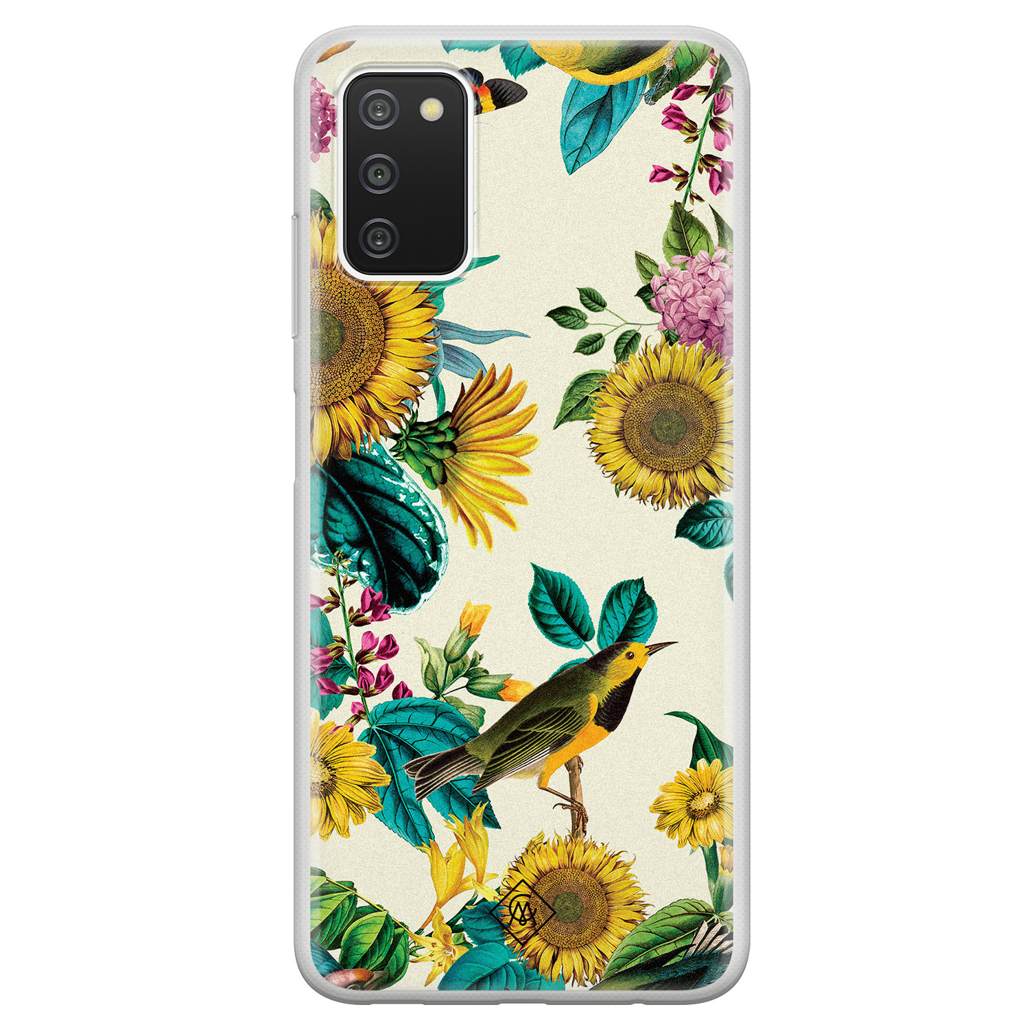 Samsung Galaxy A03s siliconen hoesje - Sunflowers