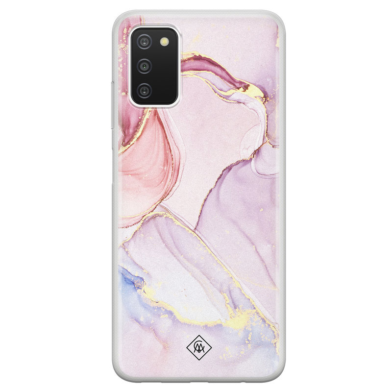 Casimoda Samsung Galaxy A03s siliconen hoesje - Purple sky