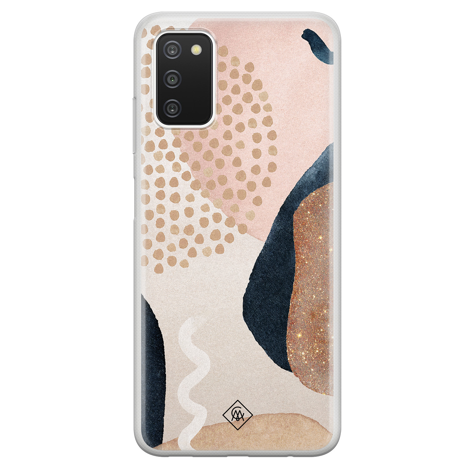 Samsung Galaxy A03s siliconen hoesje - Abstract dots
