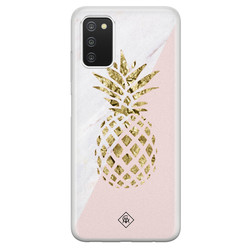 Casimoda Samsung Galaxy A03s siliconen hoesje - Ananas