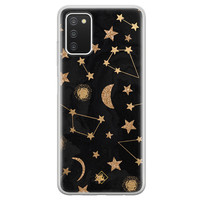 Casimoda Samsung Galaxy A03s siliconen hoesje - Counting the stars