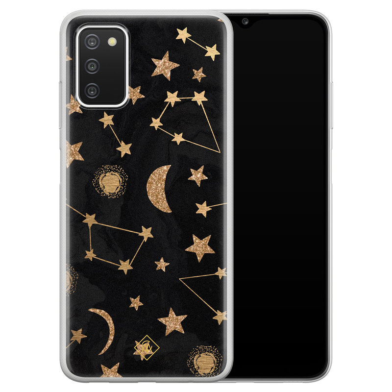 Casimoda Samsung Galaxy A03s siliconen hoesje - Counting the stars