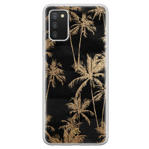 Casimoda Samsung Galaxy A03s siliconen hoesje - Palmbomen