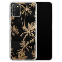 Casimoda Samsung Galaxy A03s siliconen hoesje - Palmbomen