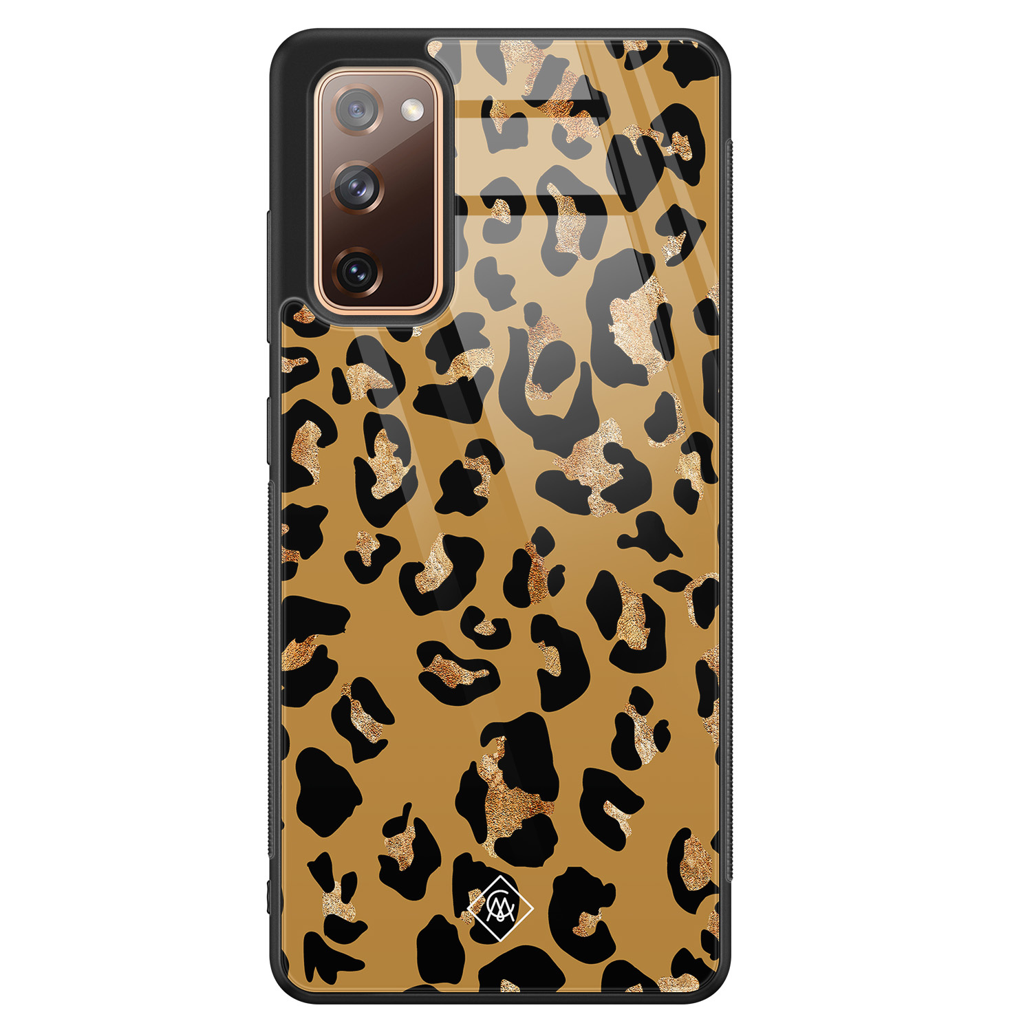 Samsung Galaxy S20 FE glazen hardcase - Jungle wildcat