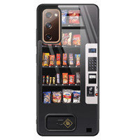 Casimoda Samsung Galaxy S20 FE glazen hardcase - Snoepautomaat