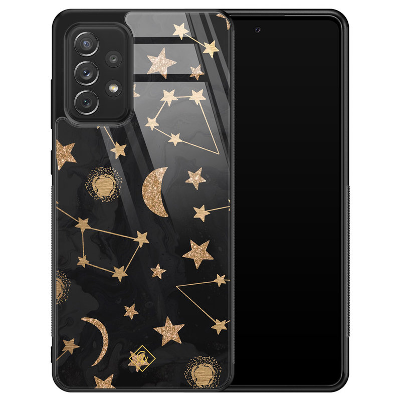 Casimoda Samsung Galaxy A52s glazen hardcase - Counting the stars