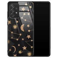 Casimoda Samsung Galaxy A72 glazen hardcase - Counting the stars