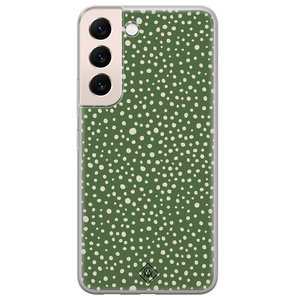 Casimoda Samsung Galaxy S22 Plus siliconen hoesje - Green dots
