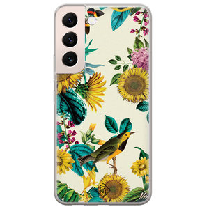 Casimoda Samsung Galaxy S22 Plus siliconen hoesje - Sunflowers