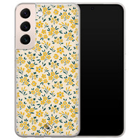 Casimoda Samsung Galaxy S22 Plus siliconen hoesje - Yellow garden