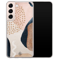 Casimoda Samsung Galaxy S22 Plus siliconen hoesje - Abstract dots