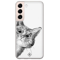 Casimoda Samsung Galaxy S22 Plus siliconen hoesje - Peekaboo