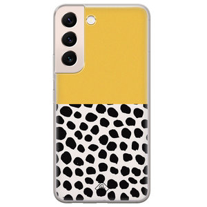 Casimoda Samsung Galaxy S22 Plus siliconen hoesje - Yellow dots