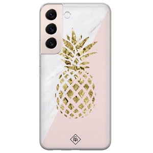 Casimoda Samsung Galaxy S22 Plus siliconen hoesje - Ananas