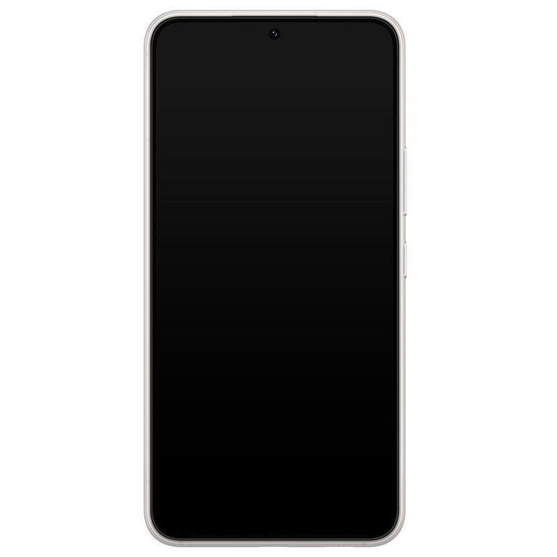 Casimoda Samsung Galaxy S22 Plus siliconen hoesje - Marmer zwart