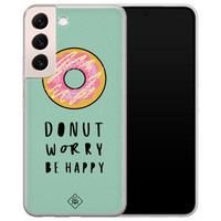 Casimoda Samsung Galaxy S22 Plus siliconen hoesje - Donut worry