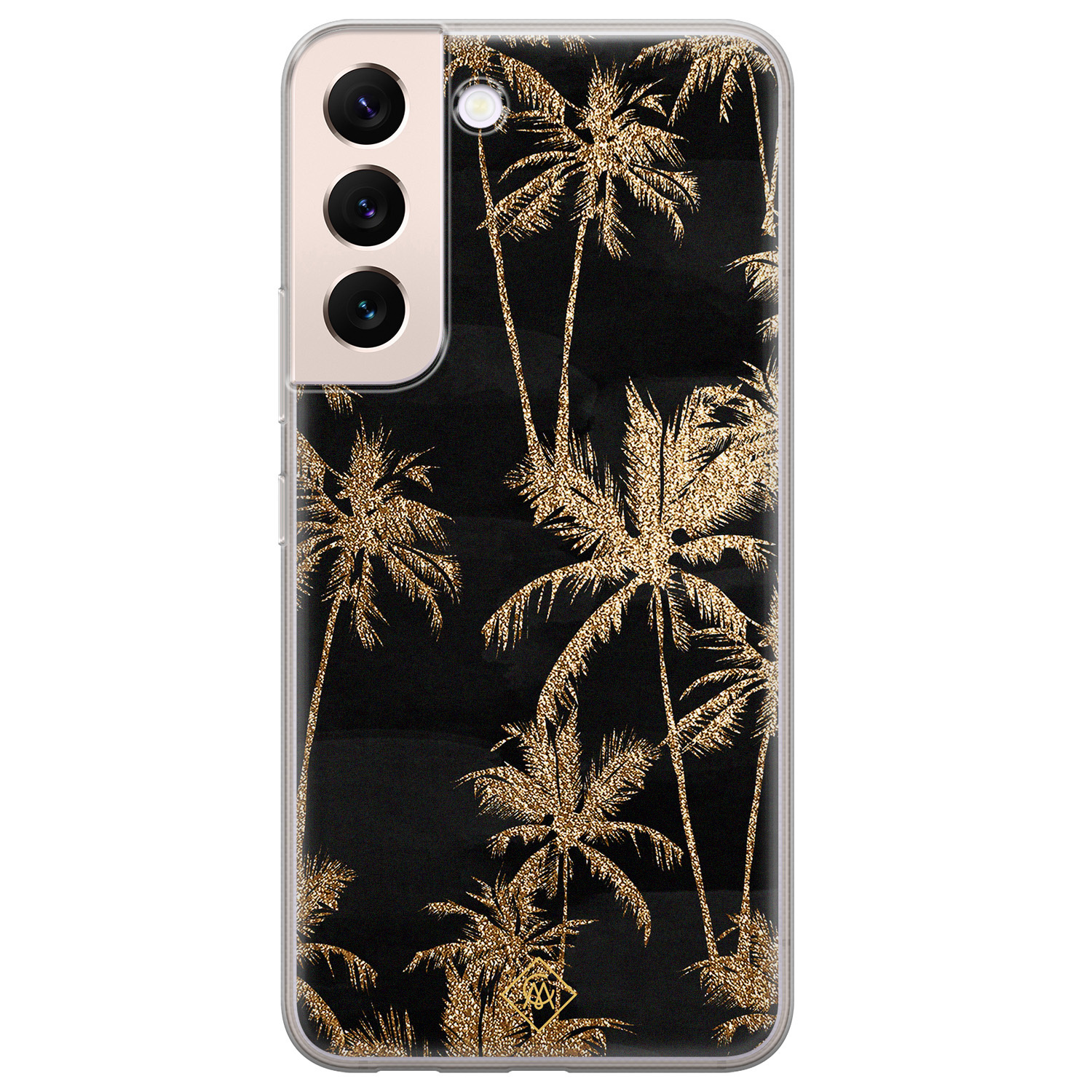 Samsung Galaxy S22 Plus siliconen hoesje Palmbomen