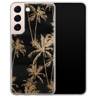 Casimoda Samsung Galaxy S22 Plus siliconen hoesje - Palmbomen