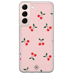 Casimoda Samsung Galaxy S22 Plus siliconen hoesje - Kersjes