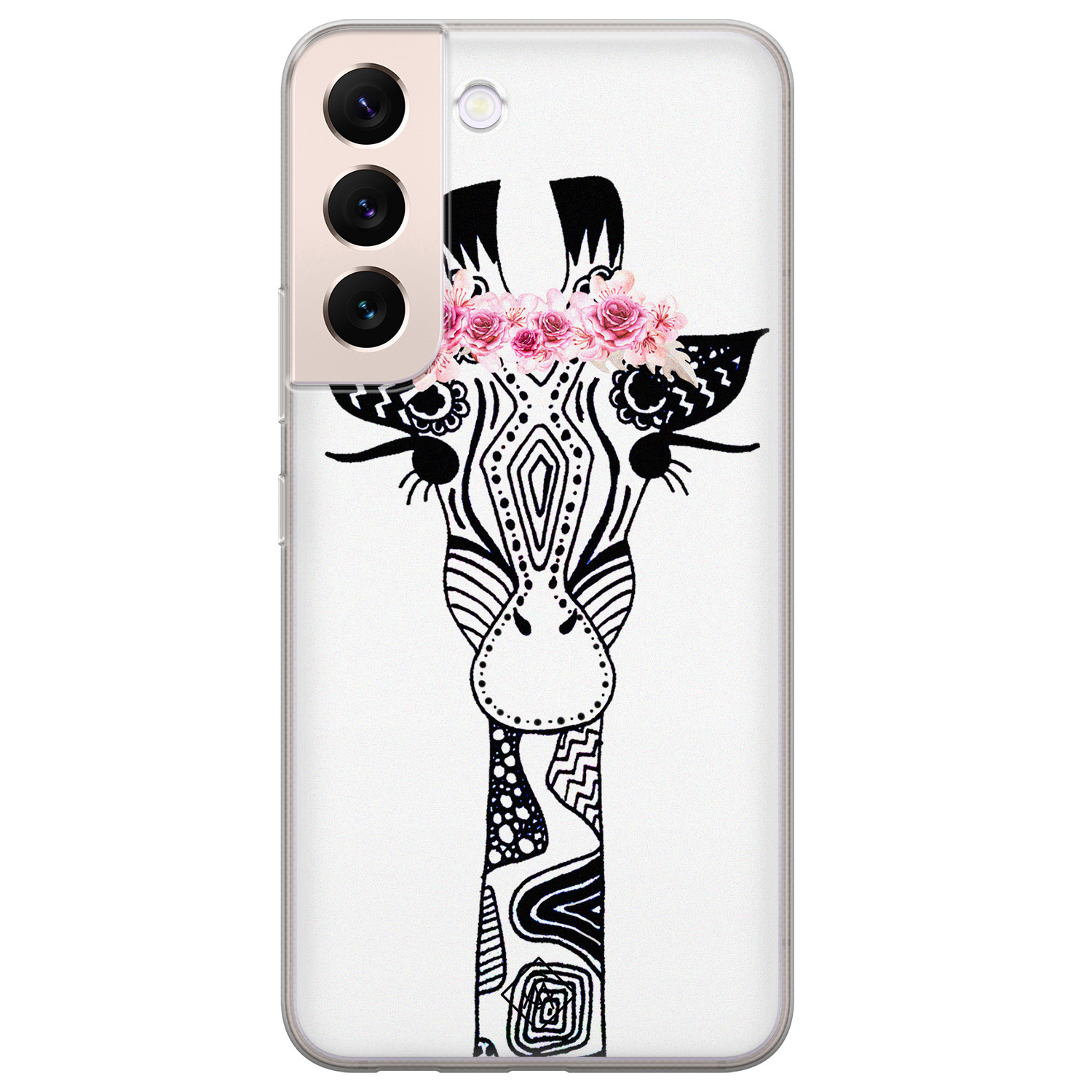 Samsung Galaxy S22 Plus siliconen hoesje Giraffe