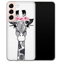 Casimoda Samsung Galaxy S22 Plus siliconen hoesje - Giraffe