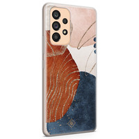 Casimoda Samsung Galaxy A53 siliconen hoesje - Abstract terracotta