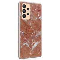 Casimoda Samsung Galaxy A53 siliconen hoesje - Marble sunkissed