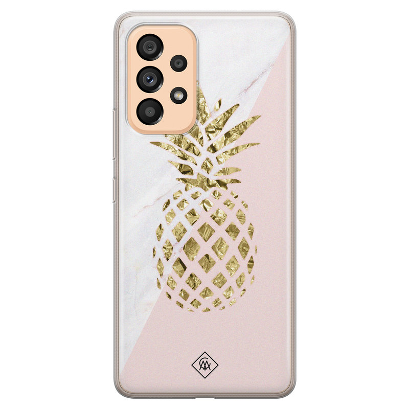 Casimoda Samsung Galaxy A53 siliconen hoesje - Ananas