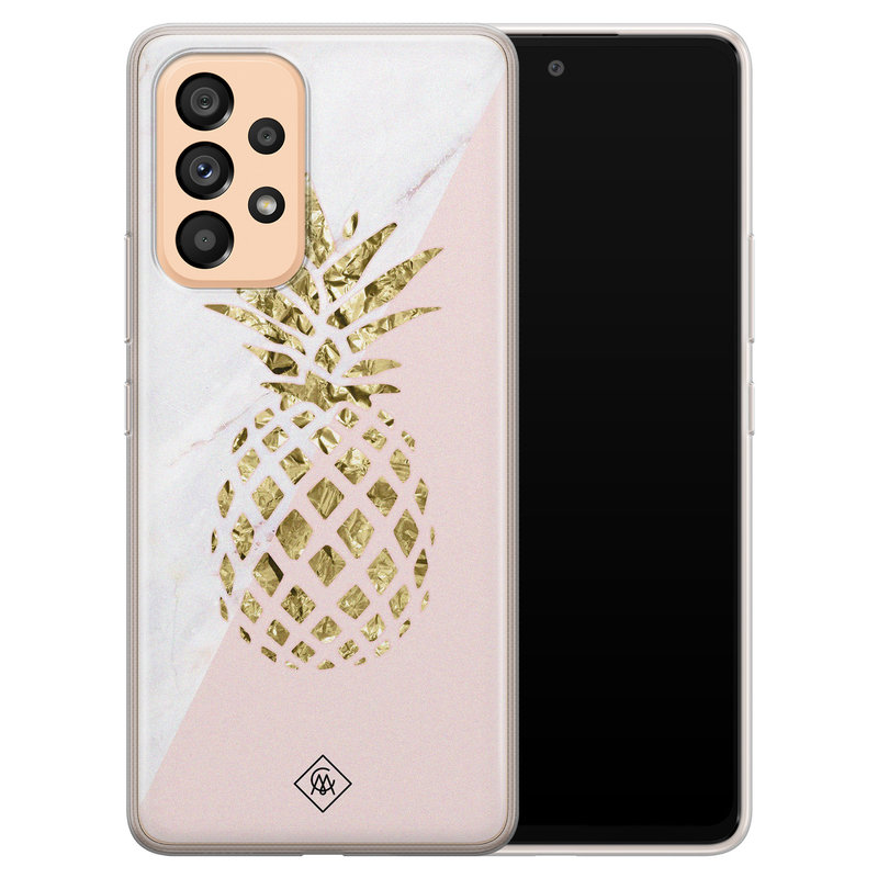 Casimoda Samsung Galaxy A53 siliconen hoesje - Ananas