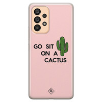 Casimoda Samsung Galaxy A53 siliconen hoesje - Go sit on a cactus