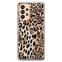 Casimoda Samsung Galaxy A53 siliconen hoesje - Golden wildcat