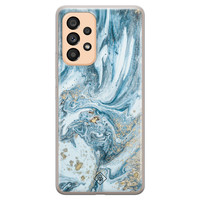 Casimoda Samsung Galaxy A53 siliconen hoesje - Marble sea