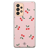 Casimoda Samsung Galaxy A53 siliconen hoesje - Kersjes