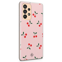 Casimoda Samsung Galaxy A53 siliconen hoesje - Kersjes