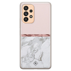 Casimoda Samsung Galaxy A53 siliconen hoesje - Rose all day