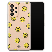 Casimoda Samsung Galaxy A53 siliconen hoesje - Smileys